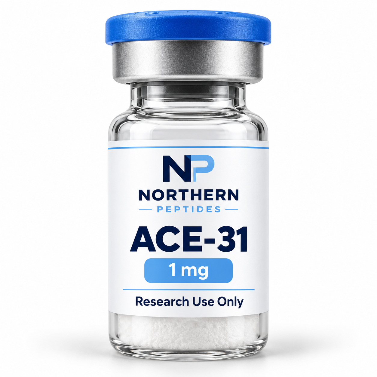 ACE-31 1mg — branded product vial, Northern Peptides Canada.